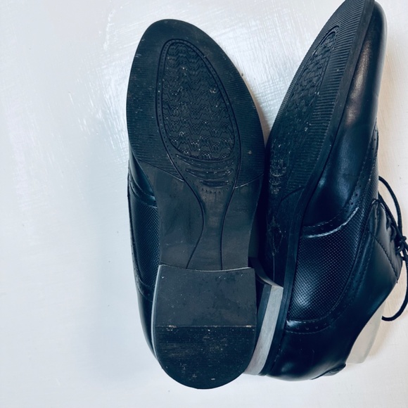 Gino Pheroni Clay Oxford Black Men\'s Dress Shoe Size US 8.5 main image 9